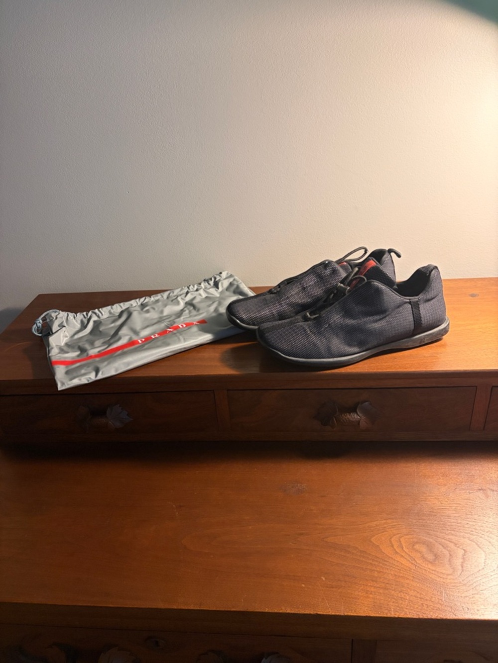 Y2K Prada Sport Linea Rossa Shoes
